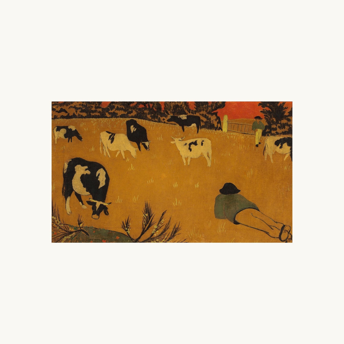 Breton Panel with Cows