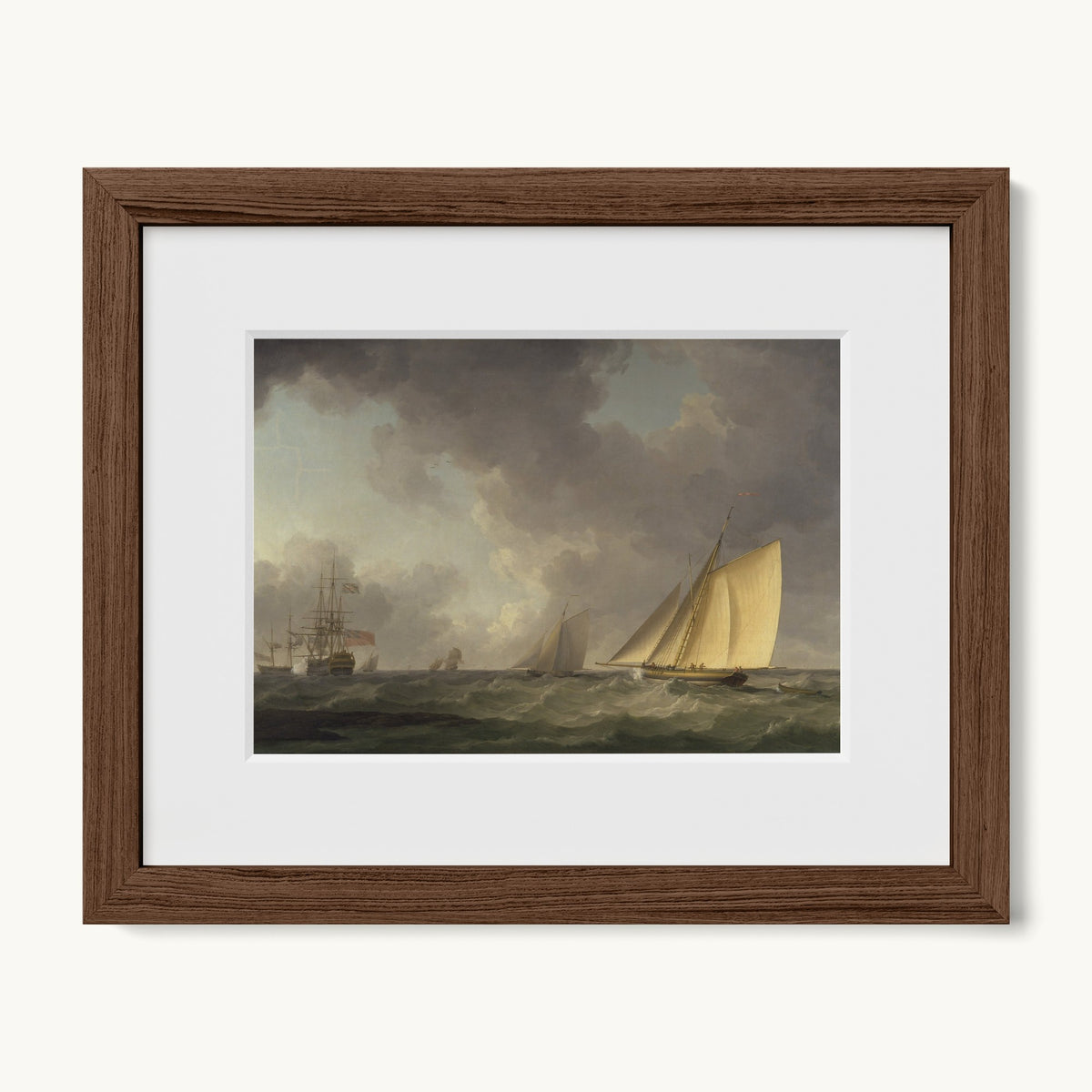 Cutter Close Hauled in a Fresh Breeze