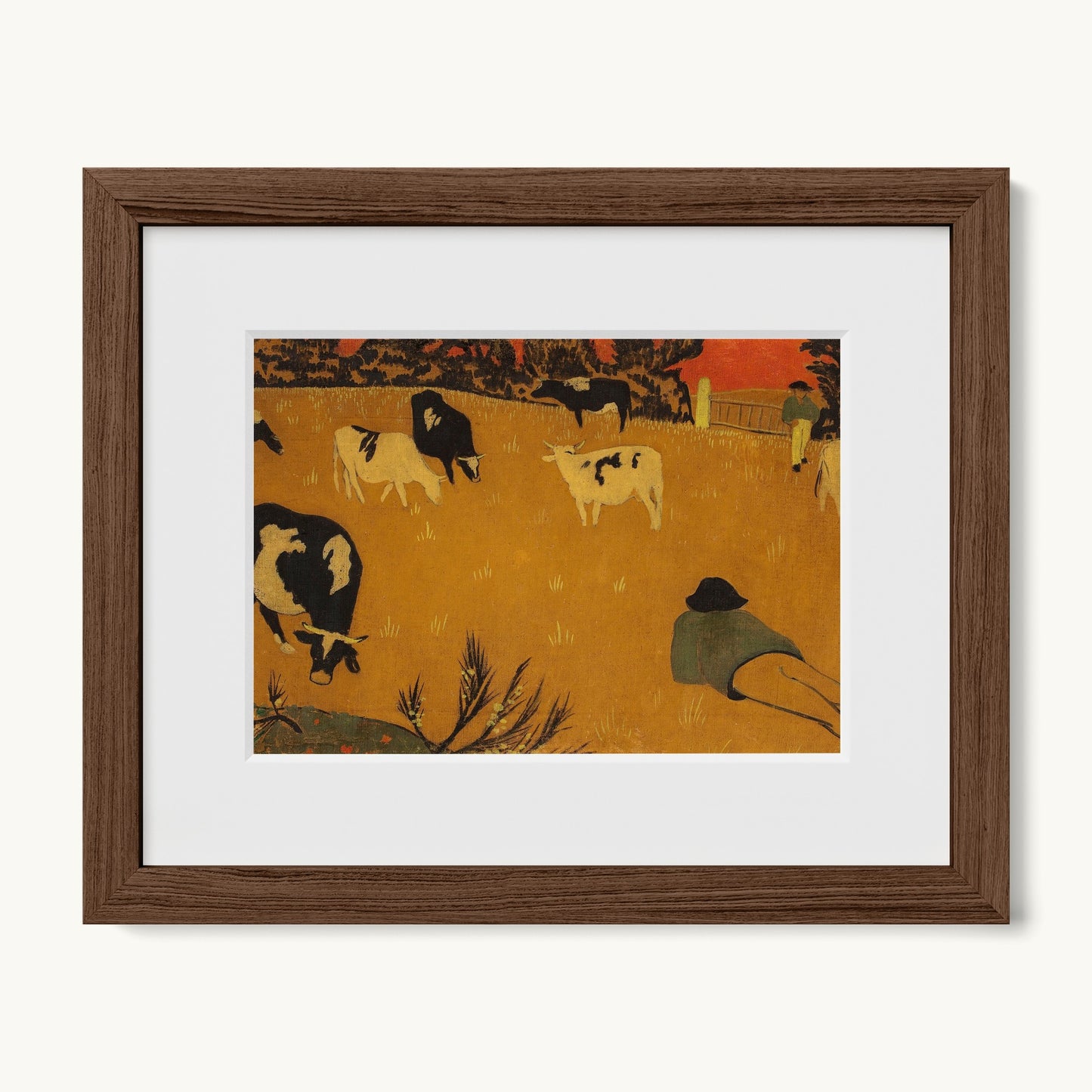 Breton Panel with Cows