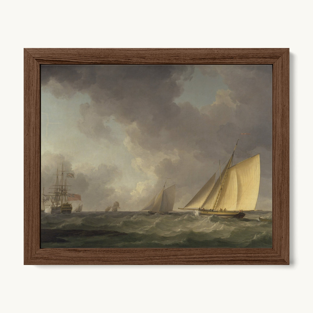 Cutter Close Hauled in a Fresh Breeze
