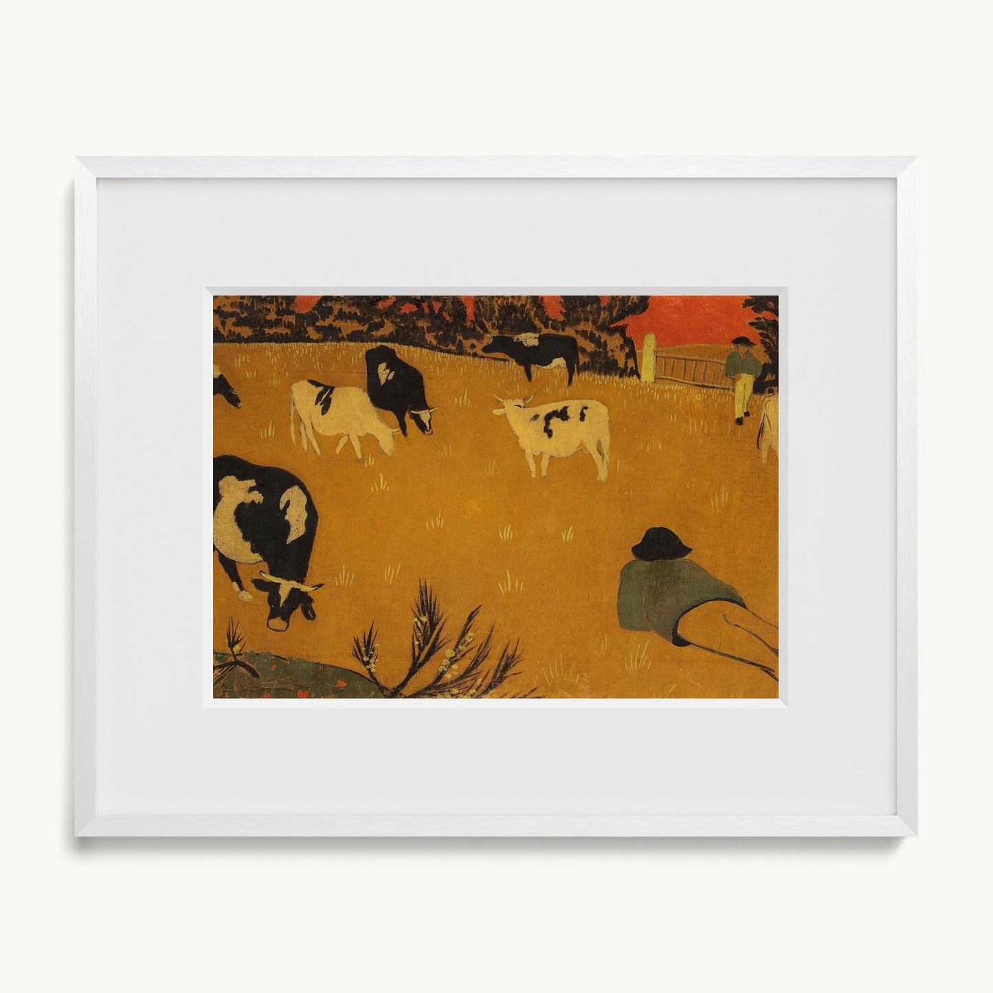 Breton Panel with Cows