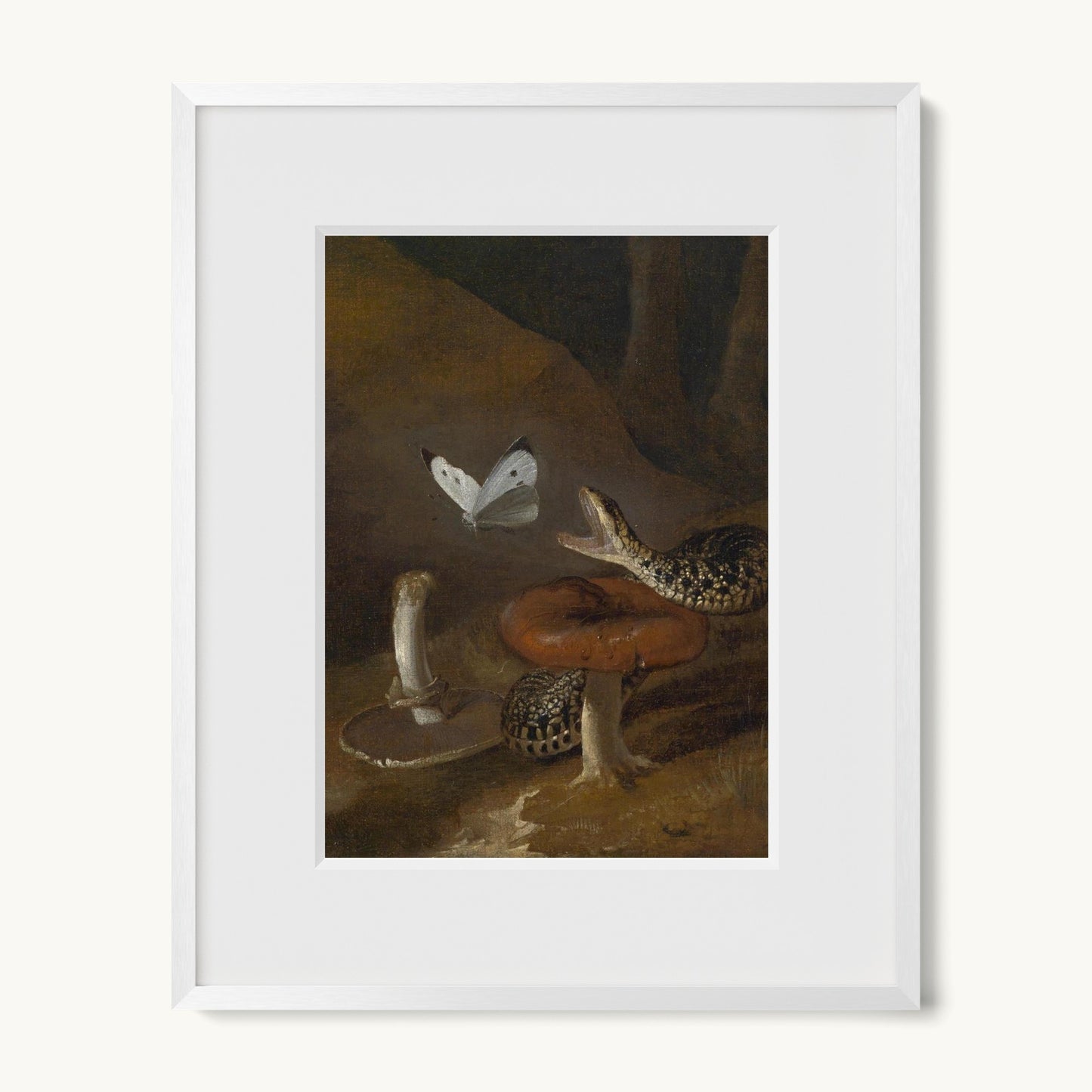 A Sous-bois Still Life with a Snake