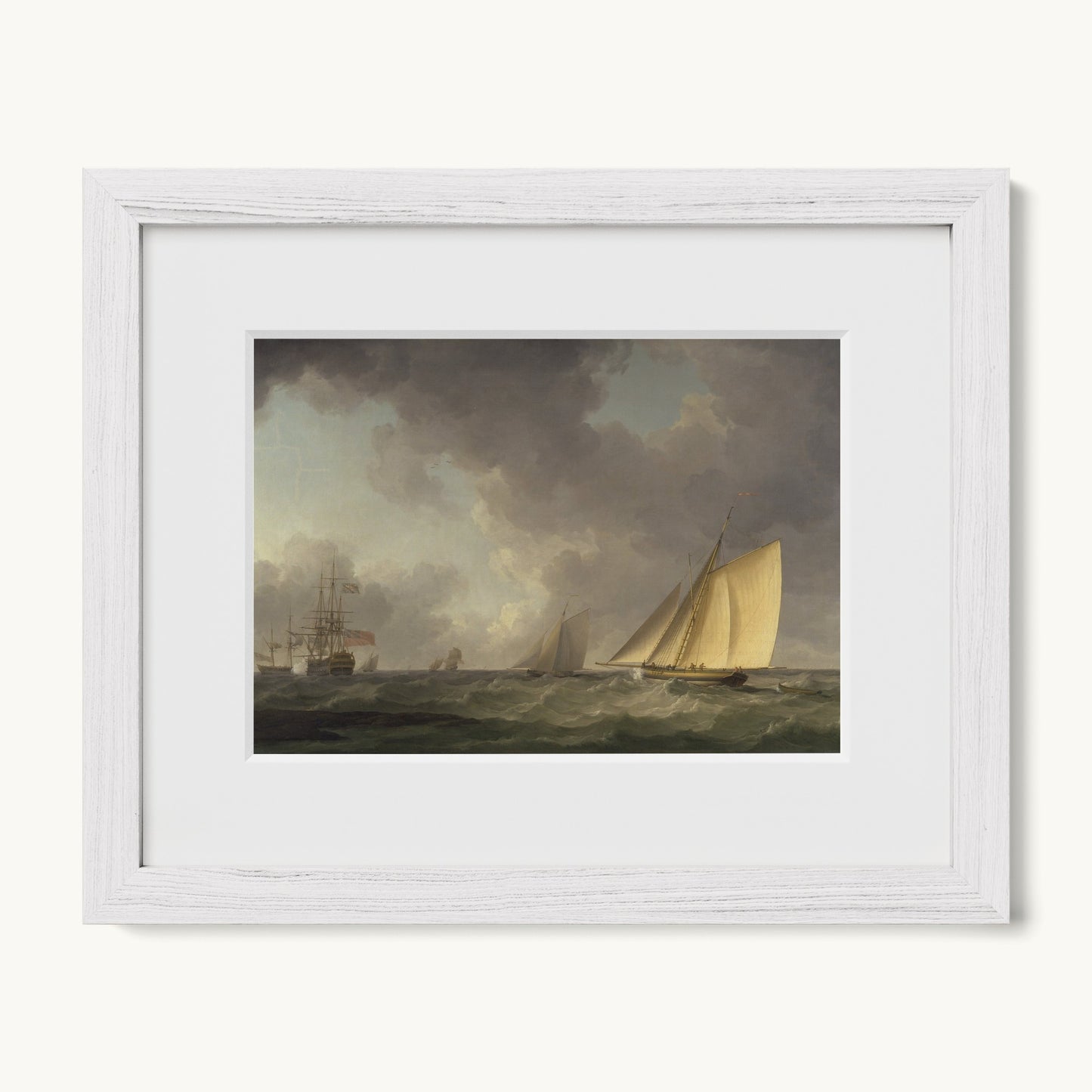 Cutter Close Hauled in a Fresh Breeze