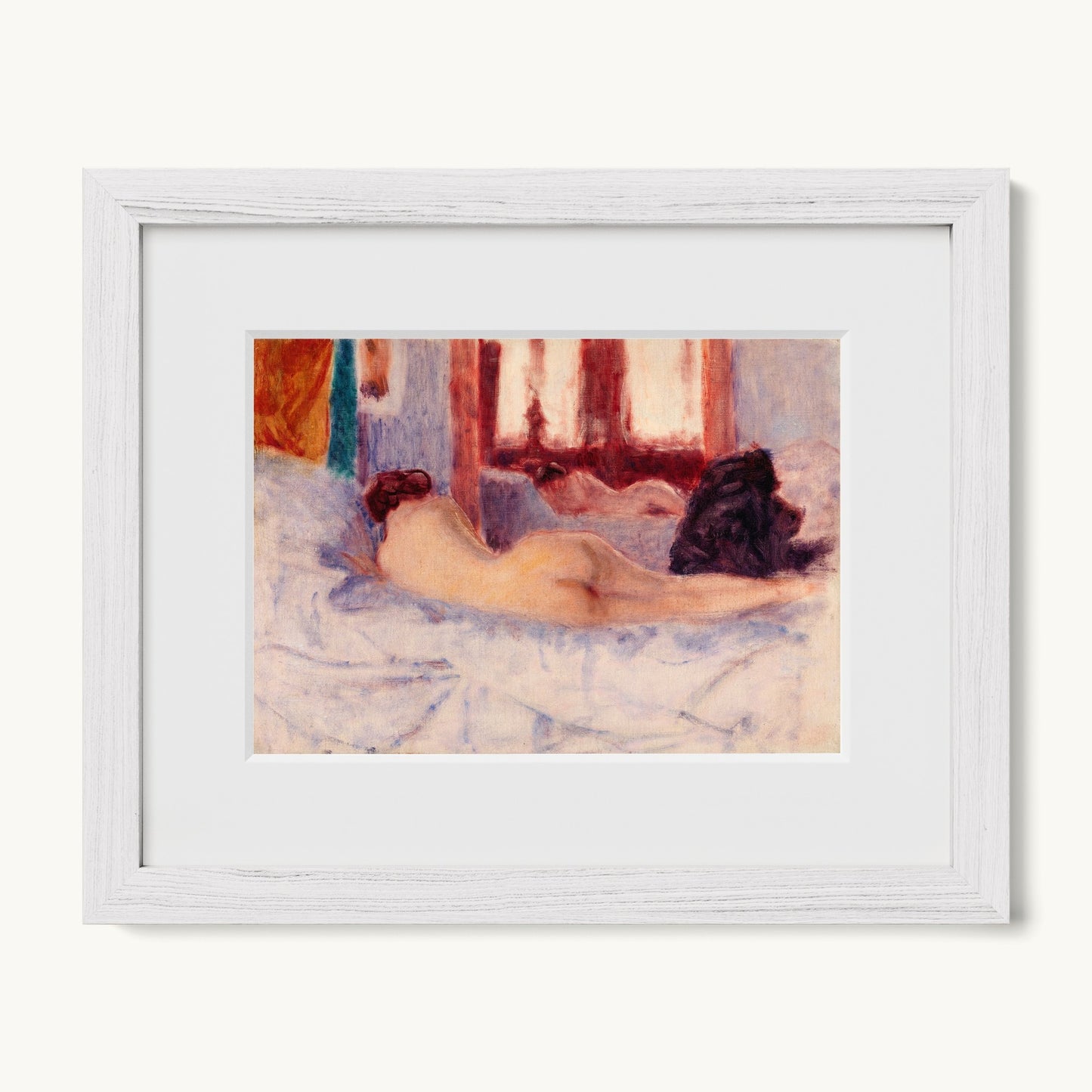 A Reclining Nude before a Mirror