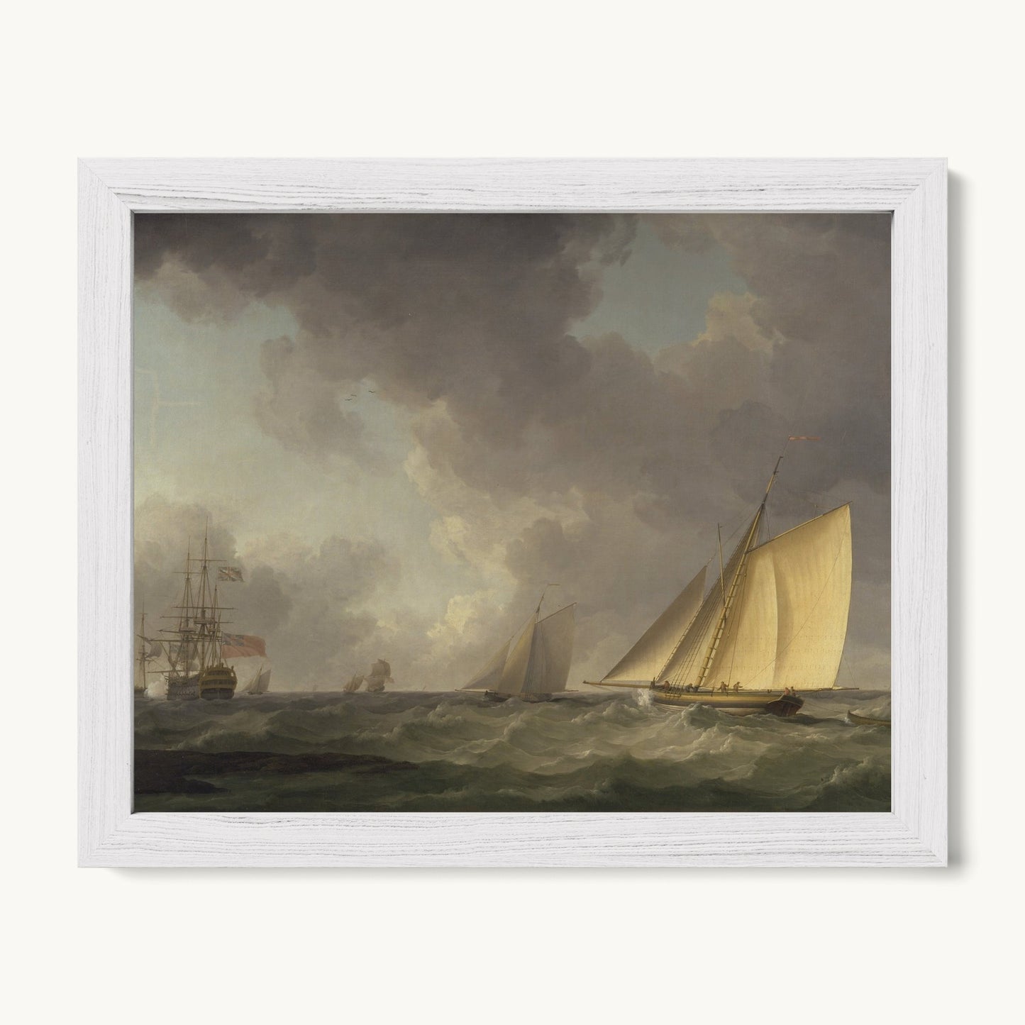 Cutter Close Hauled in a Fresh Breeze