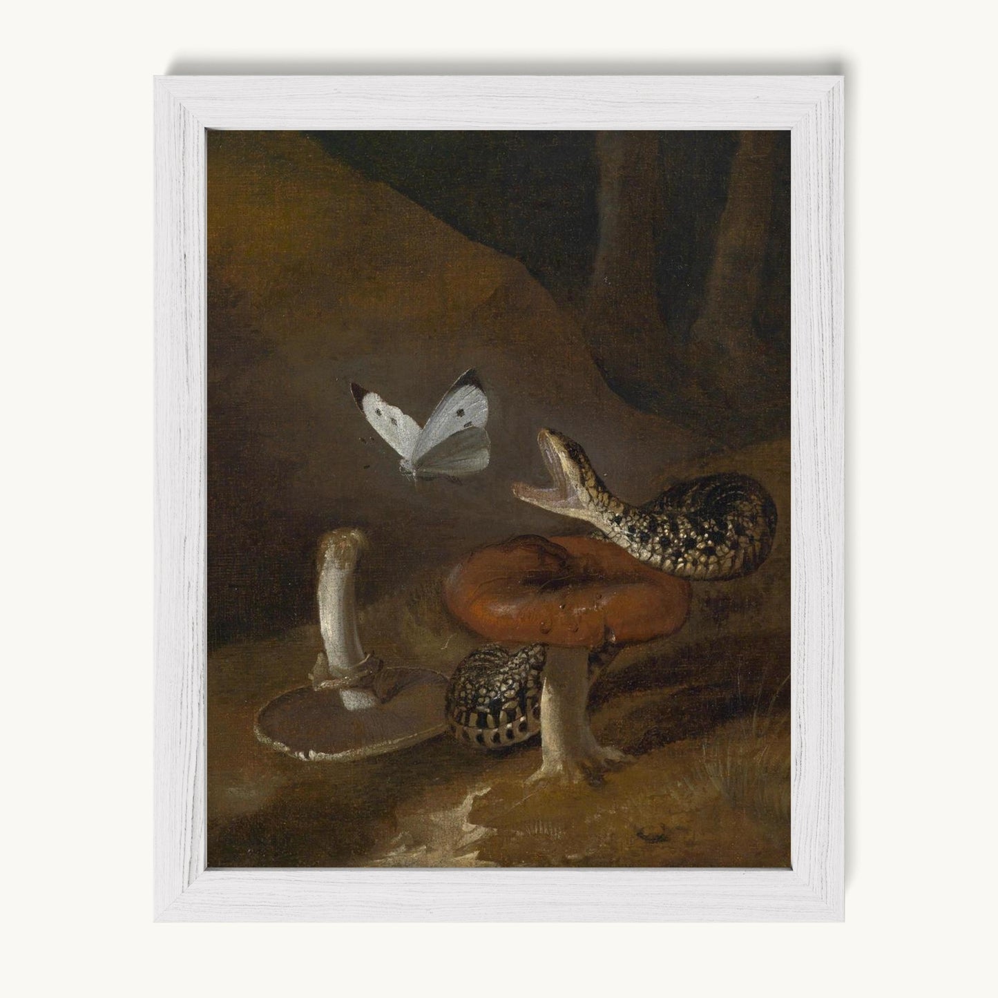 A Sous-bois Still Life with a Snake