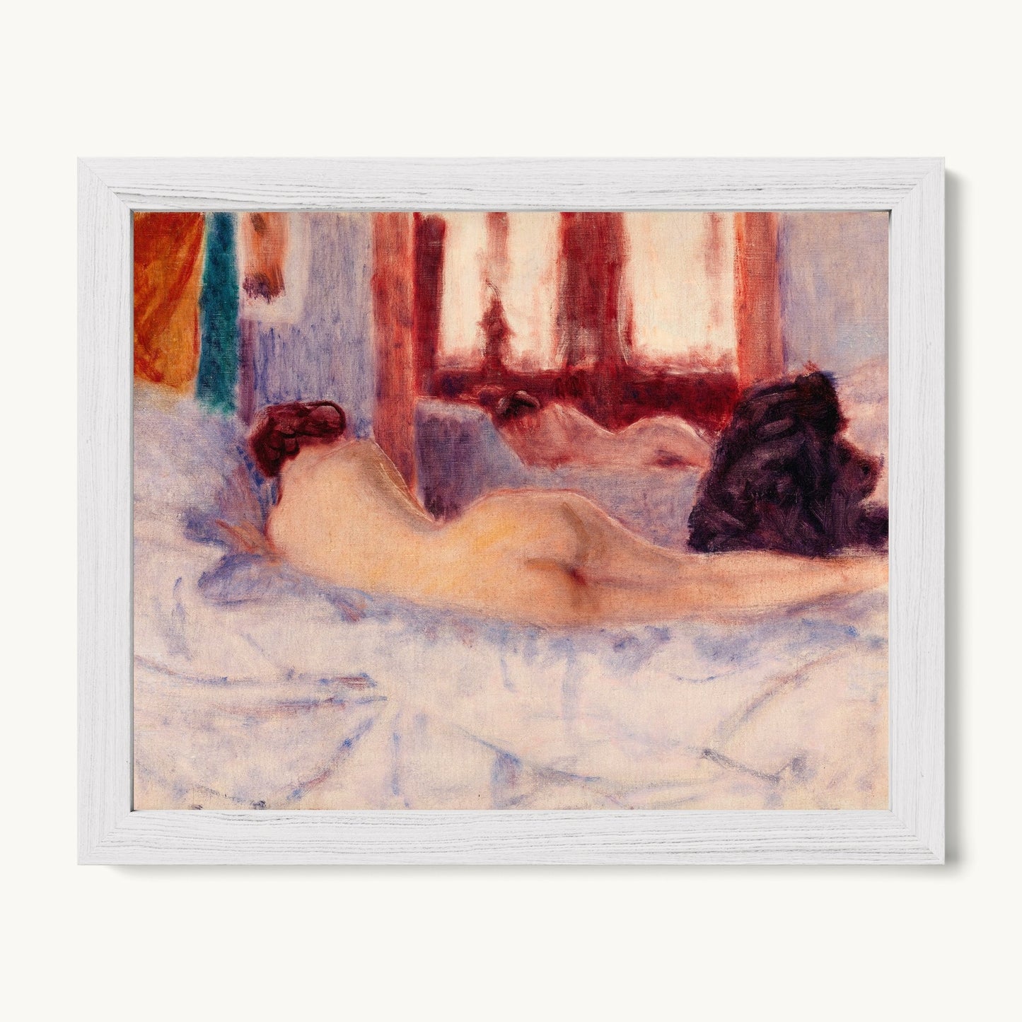 A Reclining Nude before a Mirror
