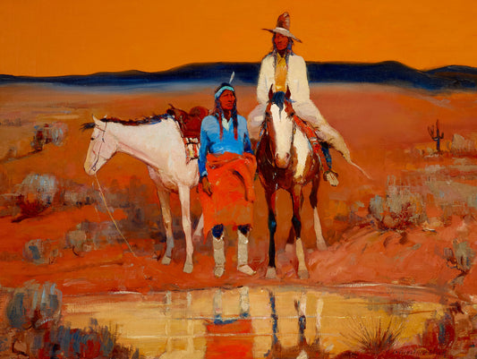 Apache at Watering Hole