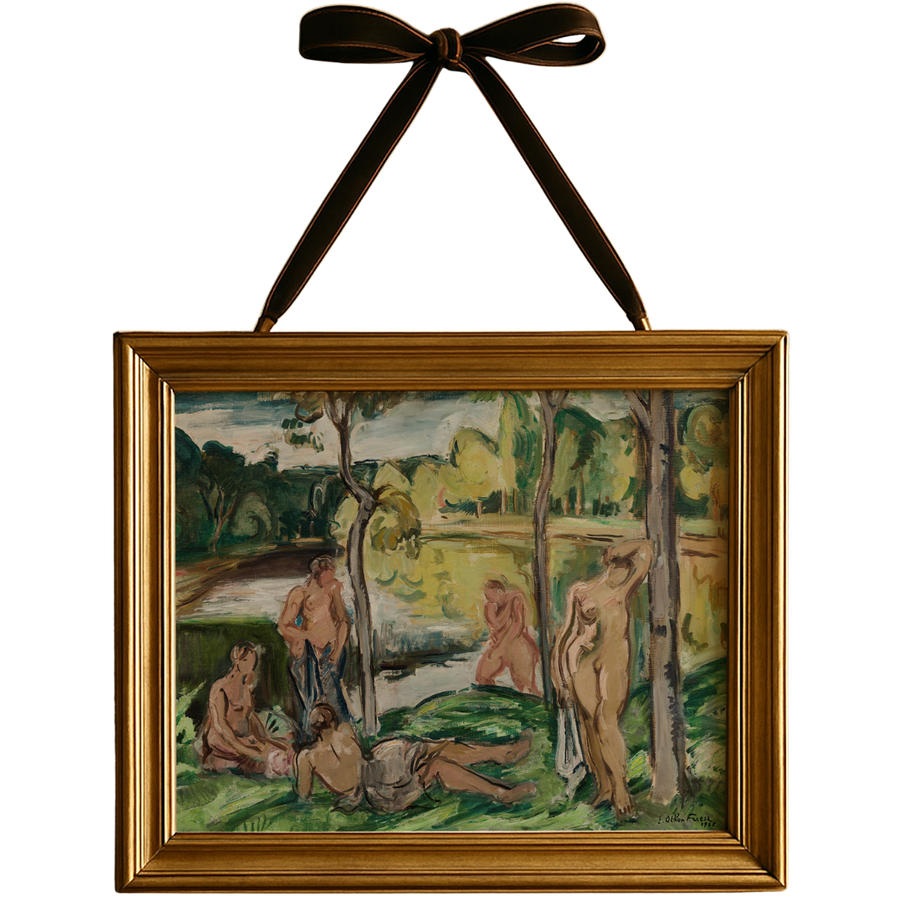 Baigneuses sur la Rance — framed