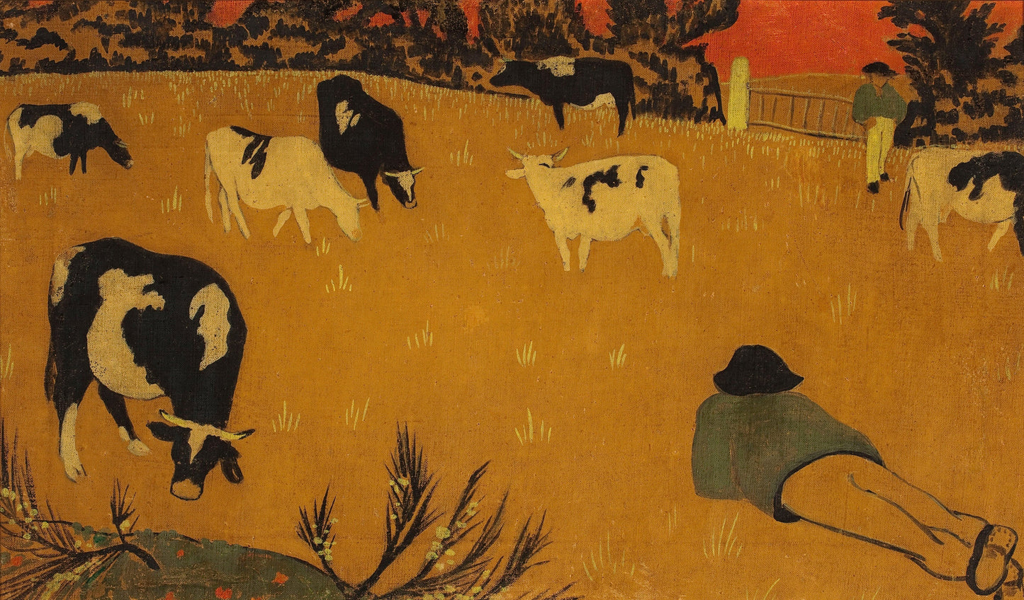 Breton Panel with Cows