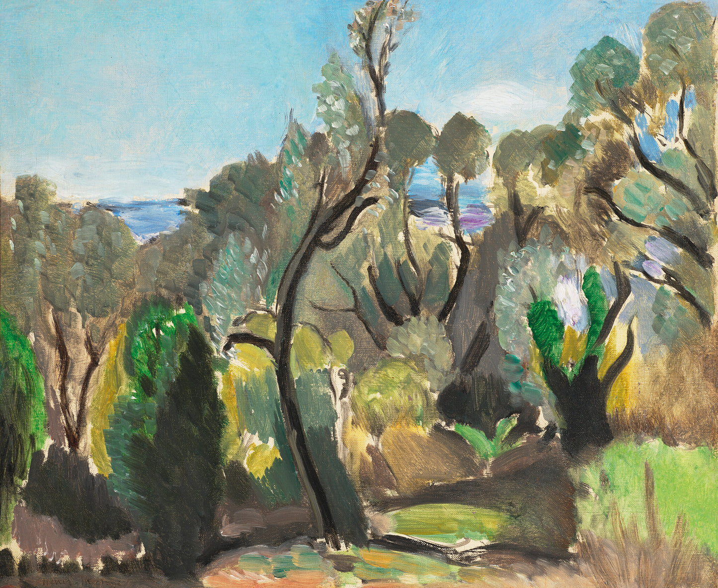 Paysage aux environs de Nice