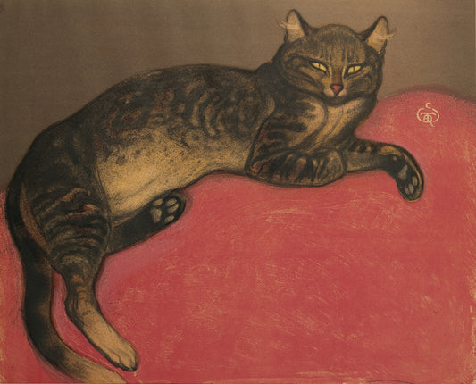 L'Hiver: Chat sur un coussin