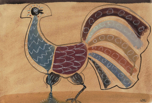 L'oiseau (paon)