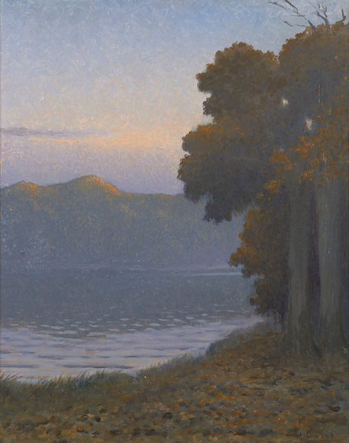 Le soir sur l’étang
