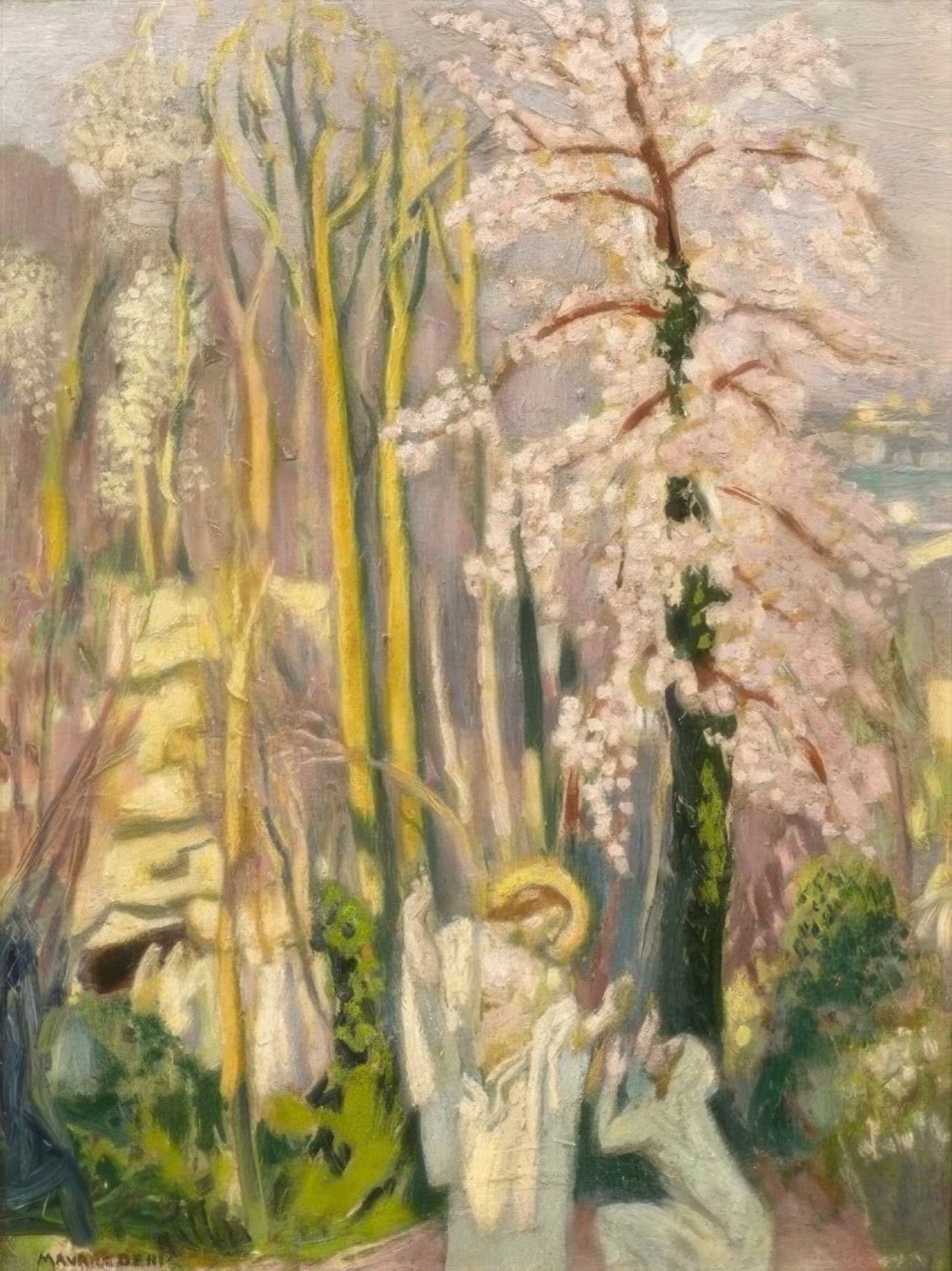 Matin de Pâques, aux grands arbres
