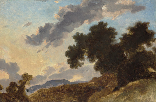 Mountain Landscape at Sunset (1765)