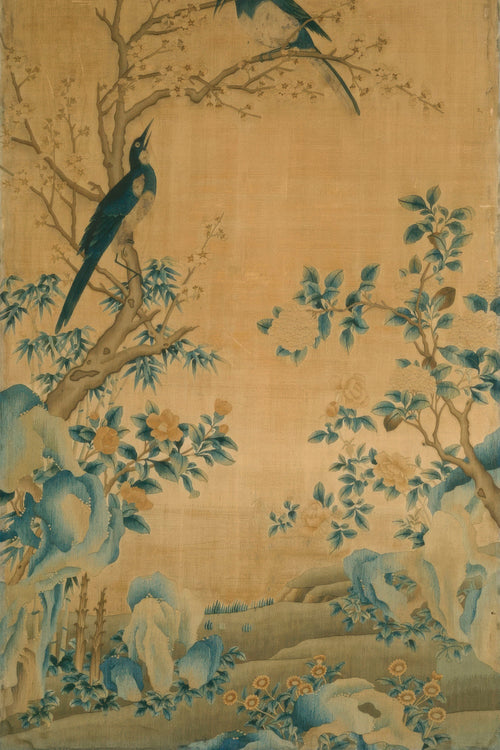 Panel Furnishing Fabric, Qing Dynasty