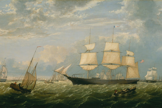The Golden State Entering New York Harbor