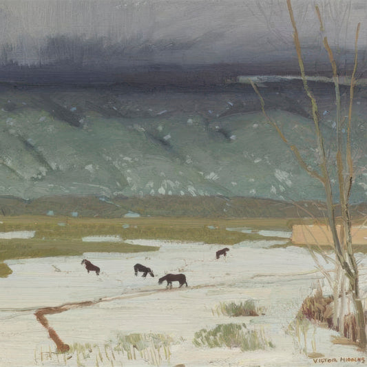 Winter Fields, Piñon Trees