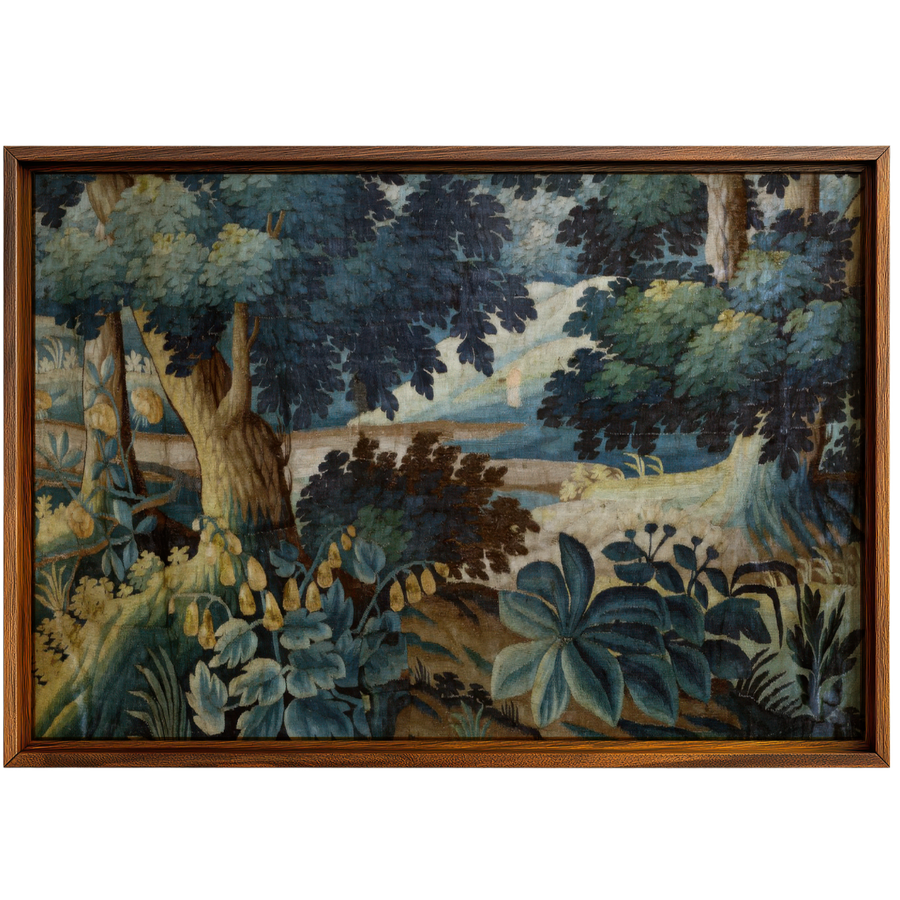 Verdure  - Flemish School (17th century) — framed