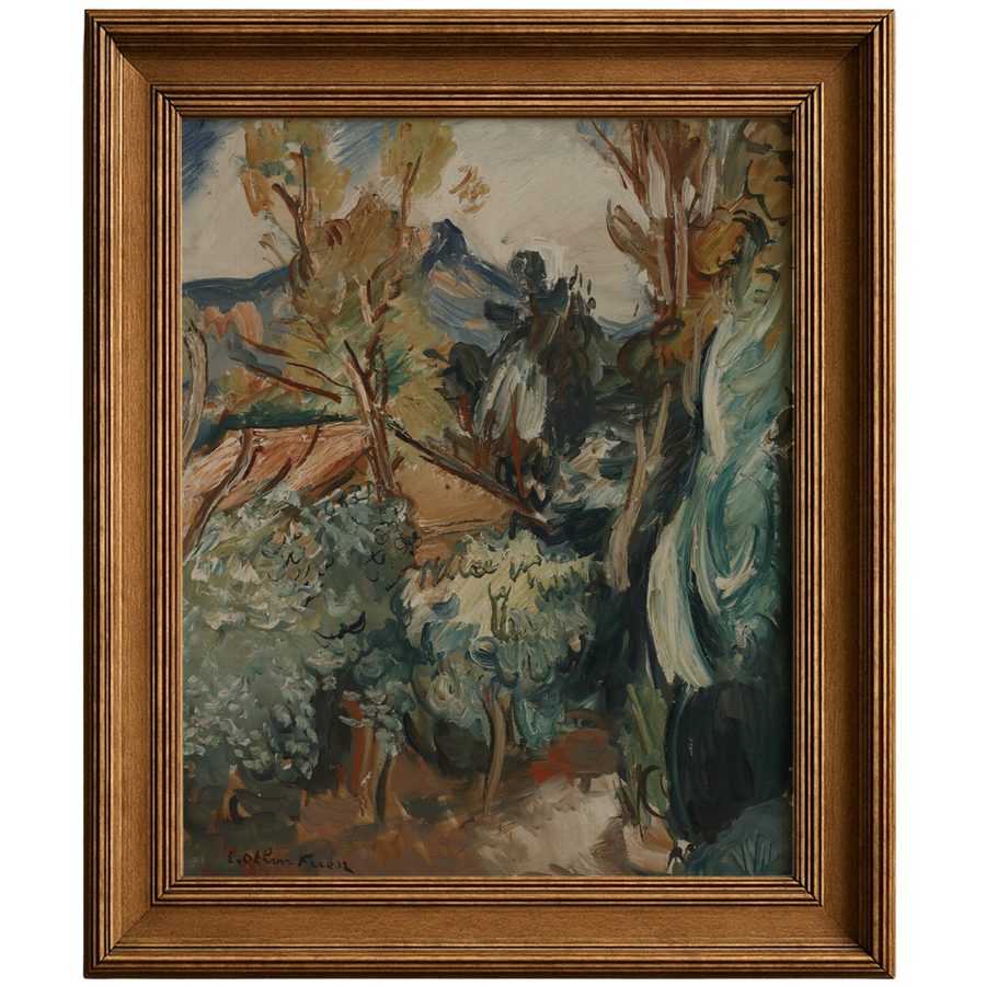 Paysage en Provence — framed